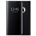 Luxus Clear View iPhone 7/8/SE (2020)/SE (2022) Flip Case - Schwarz